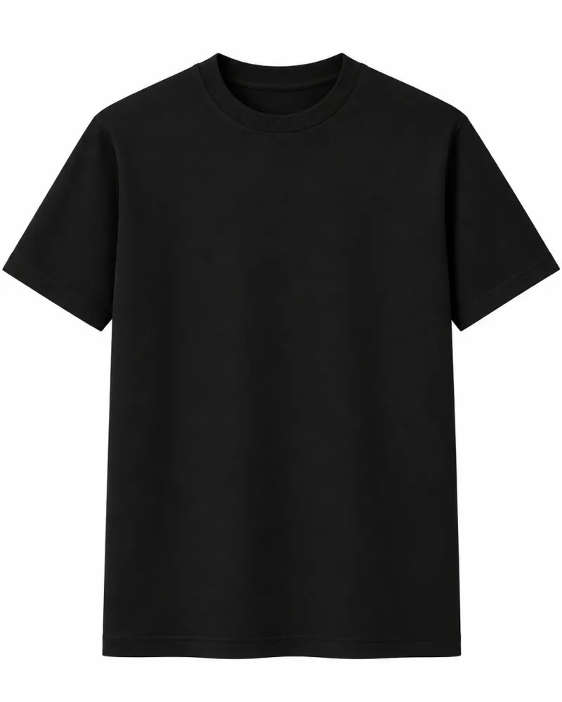 Classic crew tee in Black